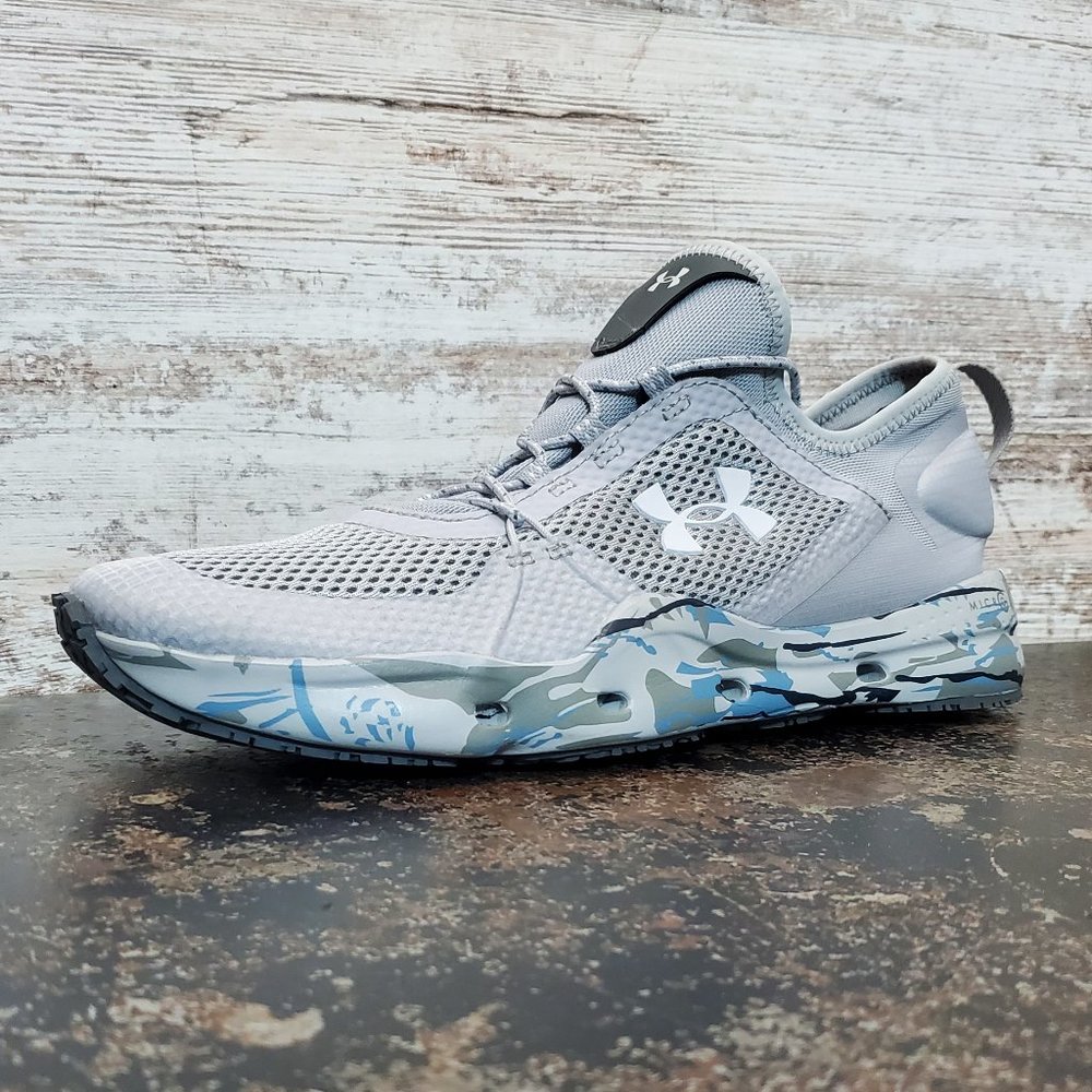 Under Armour Micro G Kilchis Camo Water Shoes SZ 11.5  two pairs.